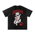 Black t-shirt with a graphic design of Gachiakuta 