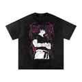 Black t-shirt with graphic design of Toji Zenin 